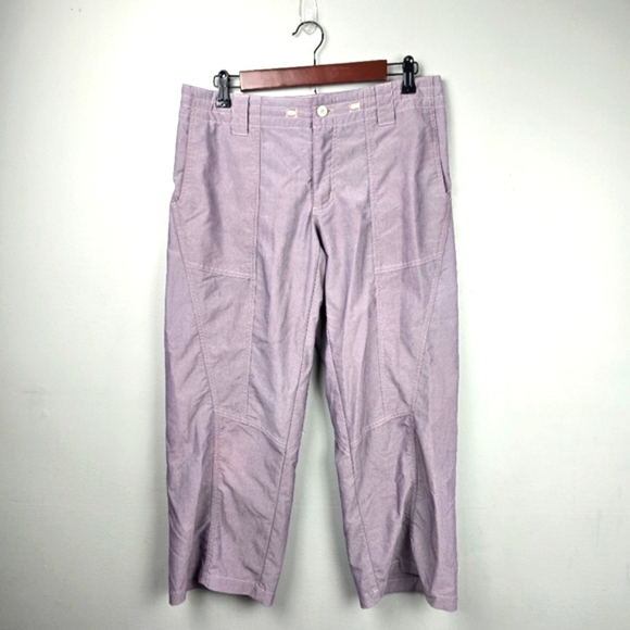 Patagonia Pants - PATAGONIA Womens Capri Crop Hiking Pants Intercontinental Capilene Purple Size 8